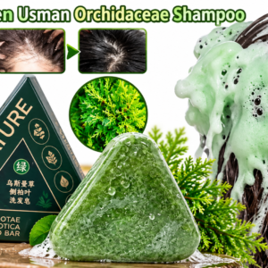 Seven Green Usman Orchidaceae Herbal Shampoo Bar – Natural Hair Care
