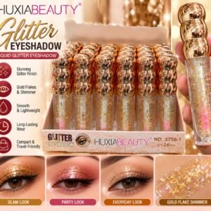 HUXIABEAUTY Glitter Eyeshadow – Liquid Gold Shimmer