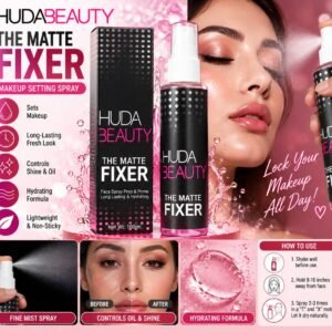 HUDA BEAUTY The Matte Fixer Makeup Setting Spray – 100ml